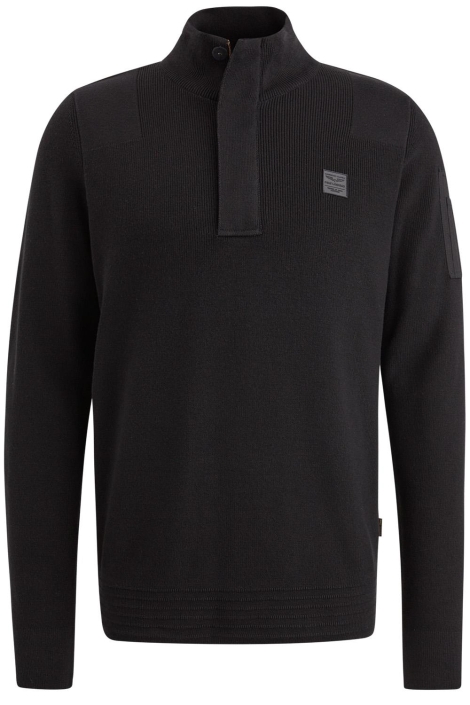 PME legend half zip collar cotton knit
